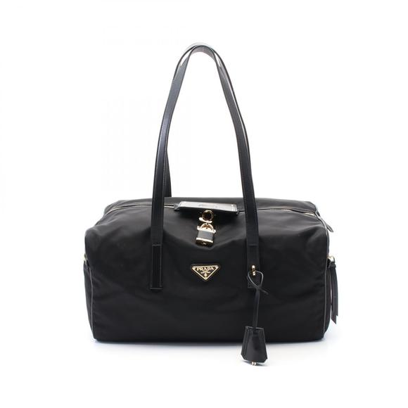 Prada Re Nylon Top Handle Shoulder Bag Black - Picture 1 of 4